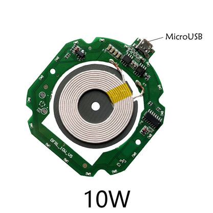 10W 15W 20W High Power Wireless Charger Transmitter Module Type C Micro USB + Coil QC/PD/QI Standard Fast Charging Circuit Board