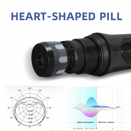 Wireless Microphone Original Professional Ultra High Frequency Heavy Duty Charging Type 4 Microphone Video Karaoke Singing