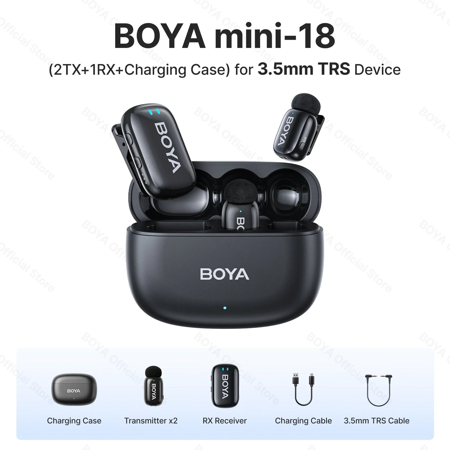 BOYA® Wireless Lavalier Microphone - Smallenterprised 
