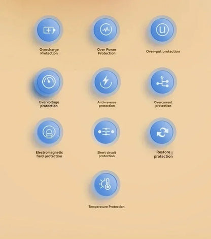 Wireless power bank, built-in cable holder, large capacity, super fast charging, power bank, magnetic, 30000mAh, new