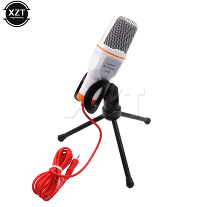 Microphone Professional Sound Podcast Studio microphone for computer Laptop Skype Singing Desktop speech meeting