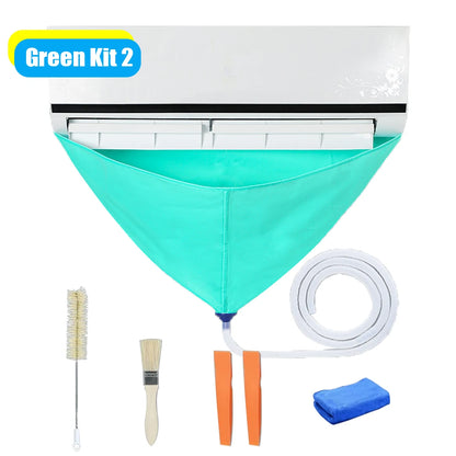 Air Conditioning Cleaning Kit Air Coditioning Cleaning Cover Leak-proof Cover Full with Water Pipe Disassembly-free Clean Tools
