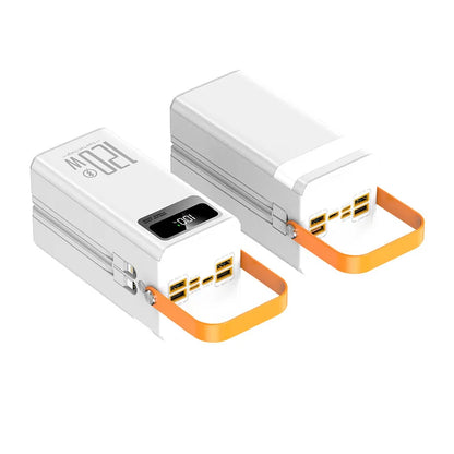 PowerBank 60000mAh 30000mAh 20000mAh Spare battery Portable Charger Mobile External Battery Fast charging For Camping iPhone