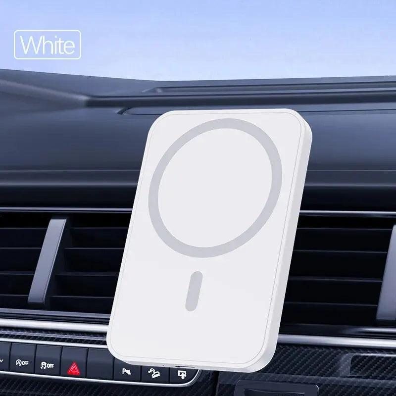 15W Magnetic Car Wireless Charger & Phone Holder - Smallenterprised 