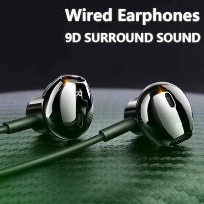 Wired Headphones In Ear Headset Wired Earphone With Microphone Bass HiFi Stereo 3.5mm Earbuds Sports In-line Control For Phones
