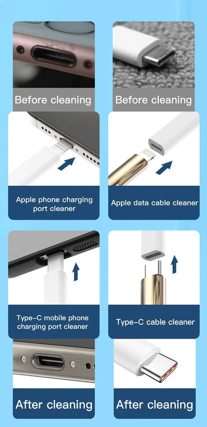 32in1 Multi-Functional Cleaning Kit For Laptop Keyboard Headphones Mobile Phone Monitor Portable Electronics Cleaning Tools