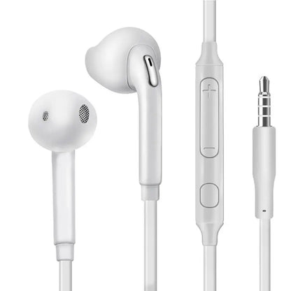 Wired Headphones With Microphone 3.5mm Earphones Plug In-Ear Headphones Music Earplugs Ergonomic Headphones For Smartphones