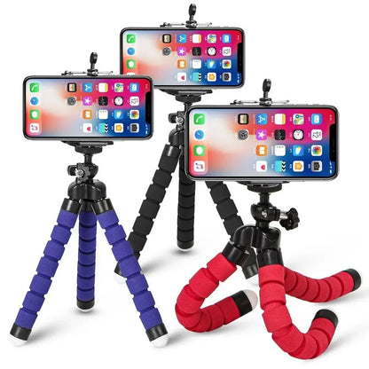 Mini Tripods Tripod For Phone Mobile Camera Holder Clip Smartphone Monopod Tripe Stand Octopus Flexible Stativ Tripod For Phone