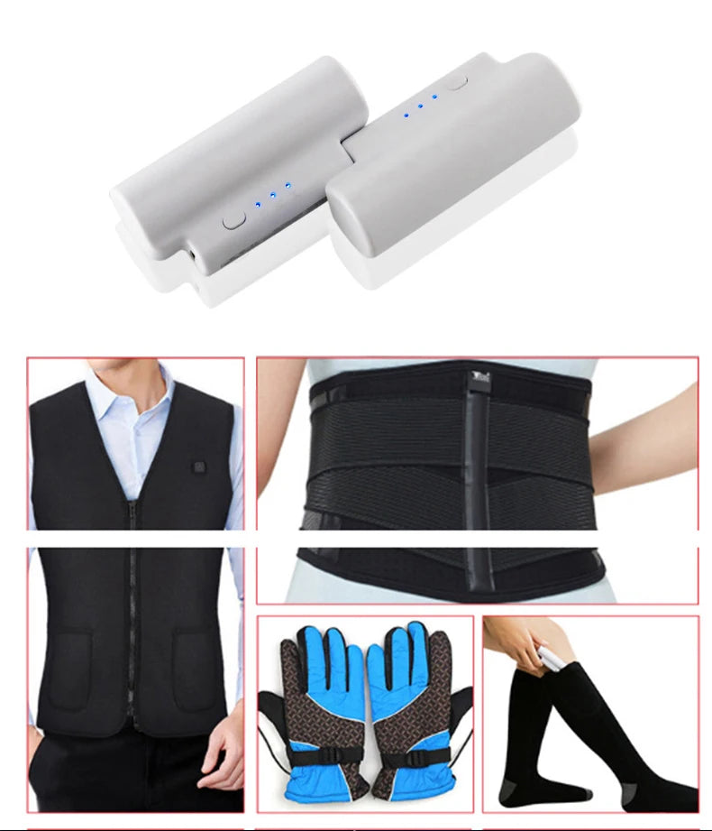 Heated Socks Battery 3.7V 2200mah  Lipo Battery Packs Winter Heated Socks Warm Gloves Kneepad Rechargeable Power Bank