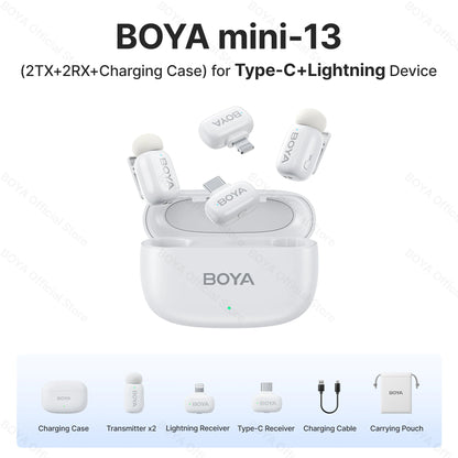 BOYA® Wireless Lavalier Microphone - Smallenterprised 