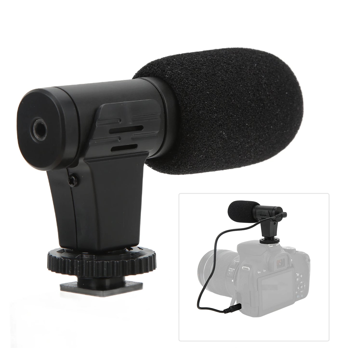 3.5mm Mini Microphone MIC 06 Microphone Mobile Phone Mini Microphone 3.5mm for Live Conference Video Vlog Video Record Mini Mic