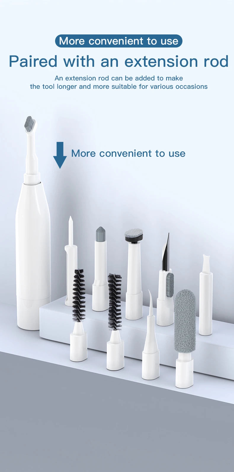 22-in-1 Multi-Function Cleaning Kit  for iPhone AirPods iPad Digital  Camera  PC Keyboard Phone Screen Headphones Cleaning Tools