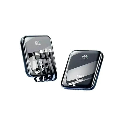 2025 New Power Bank20000mAh Ultra-thin, Compact, Portable, with Built-in Cable , Large Capacity, Super Fast Charging PowerBank