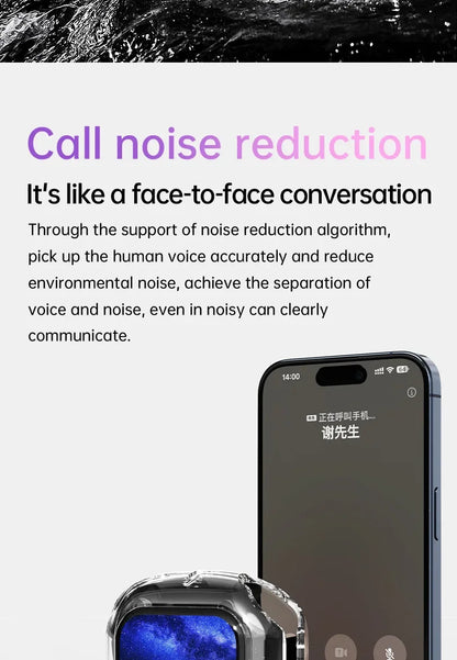 Wireless Bluetooth-compatible Earphones Air31 intelligent Touch Color LCD Screen TWS Earbuds HIFI Noise Reduction Stereo Headset