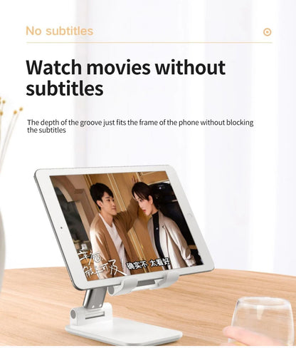 Desk Mobile Phone Holder Stand For IPhone IPad Xiaomi Adjustable Desktop Tablet Holder Universal Table Cell Phone Stand