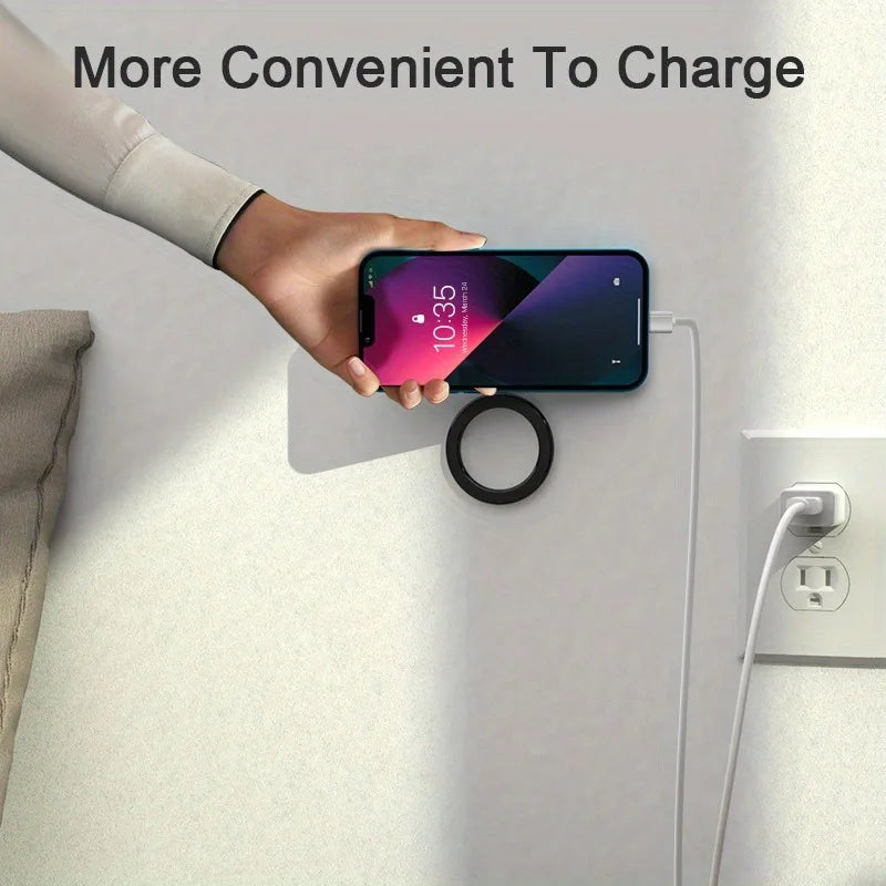 Magnetic Ring Holder for iPhone 16 15 14 13 Universal Wall Mobile Phone Super Magnet Holder in Car Cell Phone Stand for Magsafe