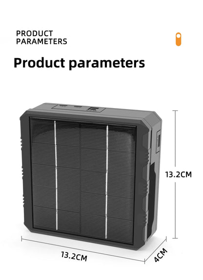 Solar Power Generation Solar Lithium Battery Smart Charger Type-C USB Four-Slot for 3.7V 18650/26650/21700/14500 Batteries