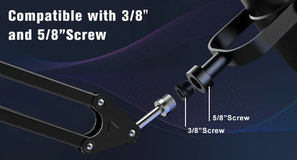 Dynamic Microphone for Podcasts Games Live Broadcast USB/XLR Touch Screen Control Sound Insulation Built-in Headset Output