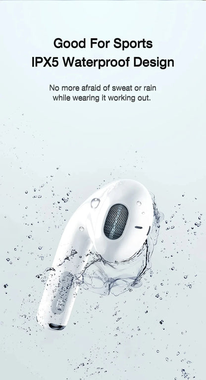 Bluetooth 5.3 True Wireless Earbuds with Charging Box Waterproof Earphone Volume Control Mini TWS Headphone Handsfree for Sports