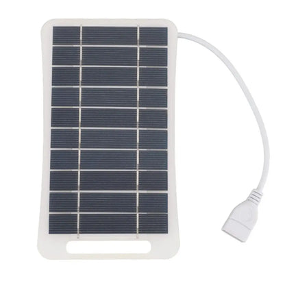 5V 2W USB Solar Charger Panel with USB Output Versatile Power Source Portable Solar System Multipurpose Durable