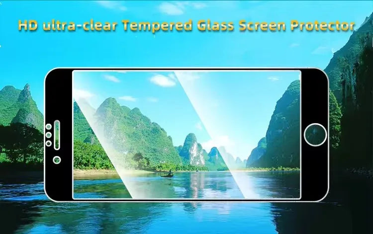 5Pcs Screen Protector on the for iPhone 7 8 6 6S Plus Tempered Glass For Se 2020 2022