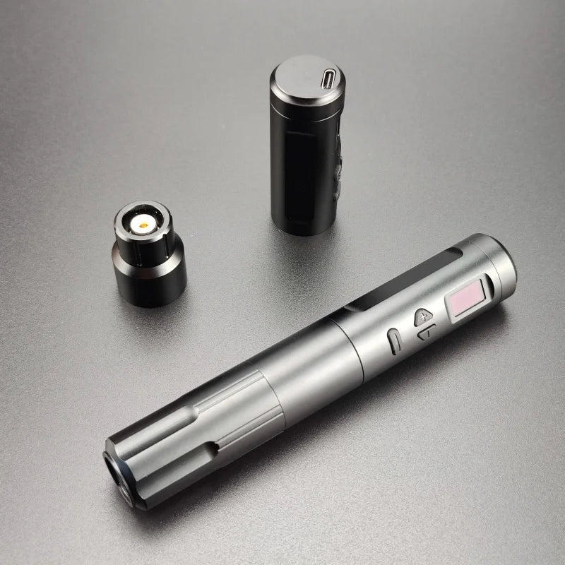 K6003 Wireless Pen Tattoo Machine with 2 Battery Packs for Eyebrow Permanent Makeup