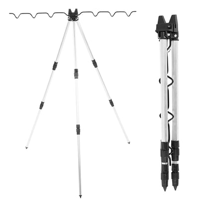 Sea Fishing Tripod Multifunctional Rod Tripod Outdoor Sea Fishing Support Stand Universal Telescopic Triangle