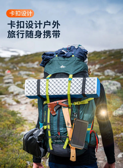 Hand-cranked Solar Power Bank with Four Cables21000mAh Large Capacity Fast Charging Outdoor Emergency Power Bank