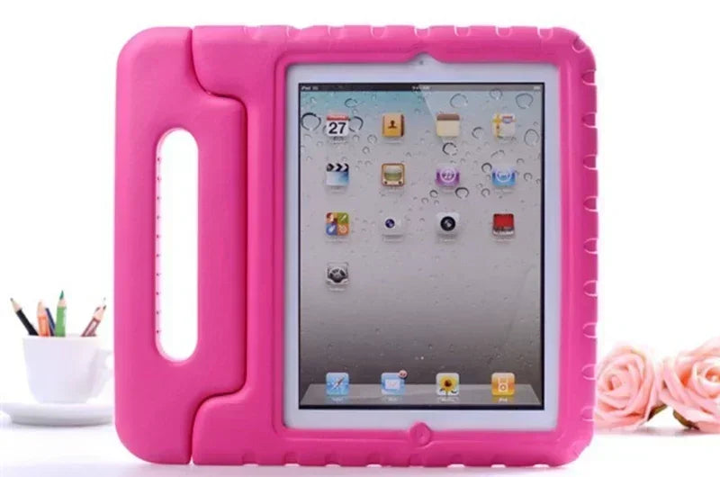 For IPad Mini 1 2 3 4 5 6 7 Case Kids EVA Foam Hand-held ShockProof Full Body Tablet Cover for IPad 2 3 4 Case