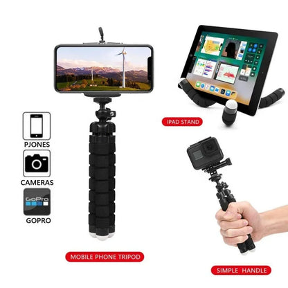 Tripods Tripod For Phone Mobile Camera Holder Clip Smartphone Monopod Tripe Stand Octopus Mini Tripod Stativ For Phone