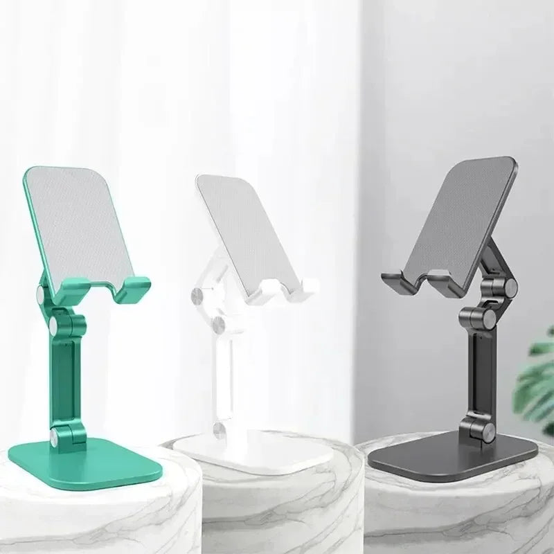 Desk Mobile Phone Holder Stand For IPhone IPad Xiaomi Adjustable Foldable Desktop Tablet Holder Universal Table Cell Phone Stand