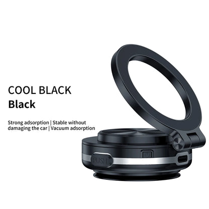 360°rotatable Car Magnetic Holder Intelligent Vacuum Adsorption Phone Holder Car Mount Windshield Magnetic Car Stable Holder