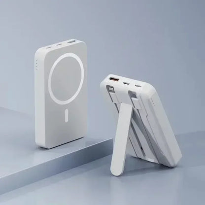 Wireless power bank, built-in cable holder, large capacity, super fast charging, power bank, magnetic, 30000mAh, new