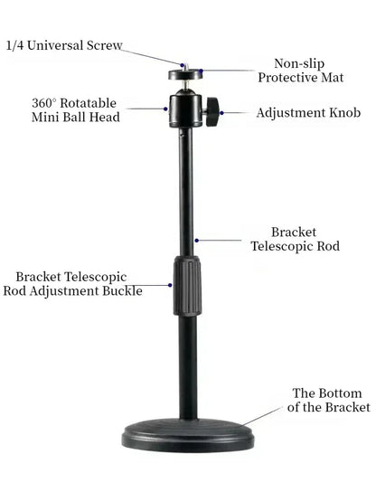 Desktop Tripod for Phone Smartphone Phone with Phone Holder Stand Bracket Tripe for Mobile Telefoon Statief Stand Table