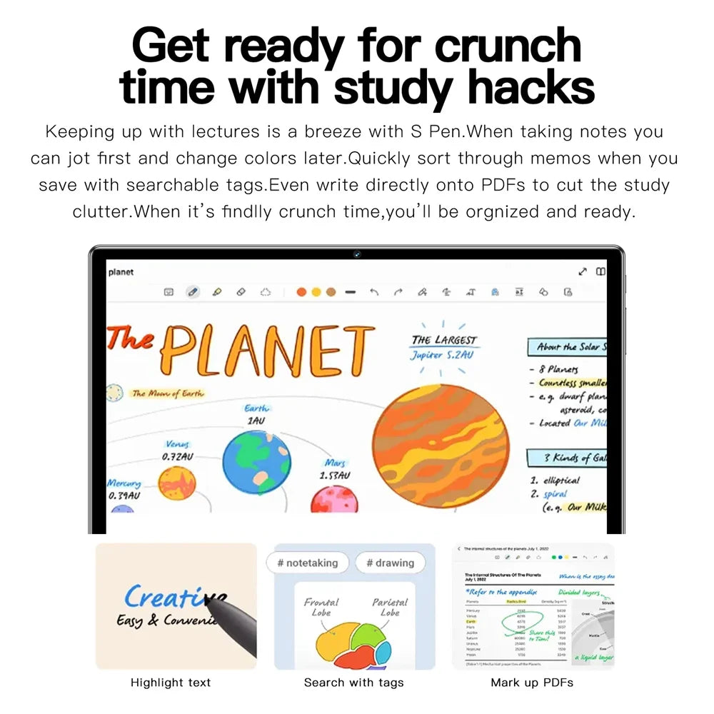 2025 NEW Pad 15 Pro Tablet PC Android 14 22GB+2TB 20000mAh Snapdragon 870 Original Tablets PC 5G Dual SIM Card WIFI HD 4K Mi Tab