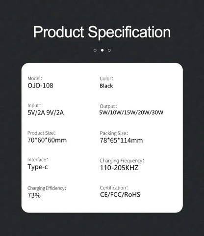 Magnetic Car Wireless Charger 360° Rotation Car Mount for iPhone 12-16 Pro Max Chargers Fast Charging Station Navigation Bracket