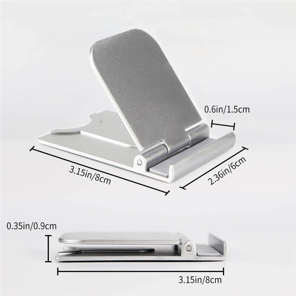Desk Stand For Mobile Phone Portable Foldable CellPhone Stand Holder Desktop Bracket For iPhone 15 14 13 Pro Max iPad Smartphone