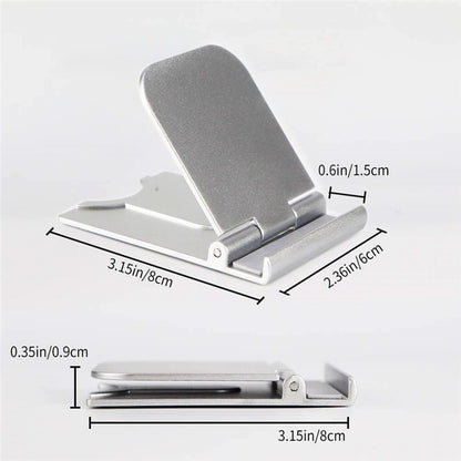 Desk Stand For Mobile Phone Portable Foldable CellPhone Stand Holder Desktop Bracket For iPhone 15 14 13 Pro Max iPad Smartphone