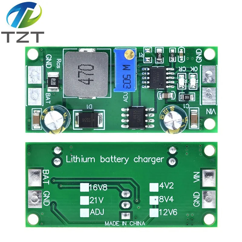 TZT DD28CRTA 1A 3.7-18.5V Charging Board For Lithium Batteries Or Lithium Battery Packs Battery Charger Module