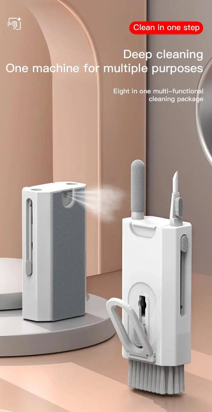 8-in-1 Keyboard Cleaning Kits Cleaner Headphone Cleaner Pen Keycap Puller Laptop Screen Cleaning Bluetooth Earphone Cleaning Kit