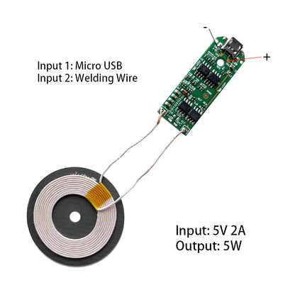 10W 15W 20W High Power Wireless Charger Transmitter Module Type C Micro USB + Coil QC/PD/QI Standard Fast Charging Circuit Board