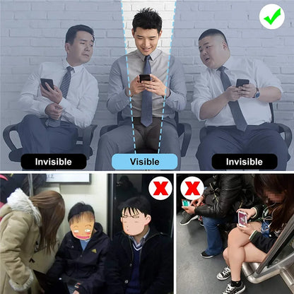 360 Degree Privacy Screen Protector For iPhone 16 15 14 13 12 11 Pro MAX XS Max XR Anti-Spy Screen Protector For iPhone 15 Plus