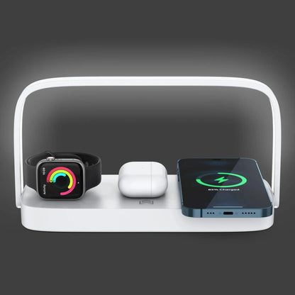 Wireless Charging Station, 3 in 1 Charging Station, Night Light, iPhone 12/13/14/15 Pro/13 Mini/13 Pro Max/12 pro, AirPods