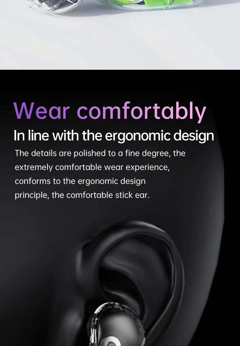 Wireless Bluetooth-compatible Earphones Air31 intelligent Touch Color LCD Screen TWS Earbuds HIFI Noise Reduction Stereo Headset