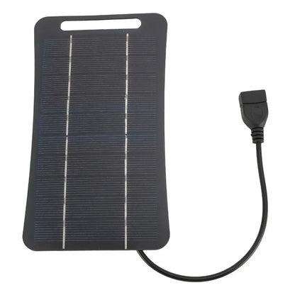 5V 2W USB Solar Charger Panel with USB Output Versatile Power Source Portable Solar System Multipurpose Durable