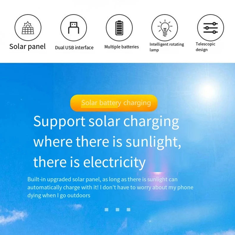 A25F-18650 Charger Solar Lithium Battery Smart Charger Type-C Four-Slot Multi-Function Outdoor Charger