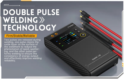 FNIRSI SWM-10 Precision DIY Assembly Device for 18650 Battery Packs, 5000mAh Built-in Power, Handles 0.25mm Material