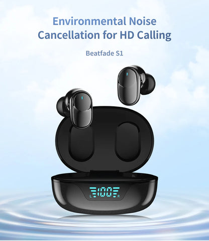 Bluetooth 5.3 Wireless Earbuds Touch Control AI ENC for Clear Calls,Customized EQ APP,Low Latency Game Mode,Long Playtime,type-c