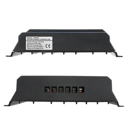 Solar Charge Controller 12V 24V PWM 10A 20A 30A Solar Panel Battery Regulator LCD Display Dual USB Output