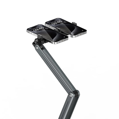 Foldable Bed/Desk Arm Mount Tablet Holder 360° Rotation Adjustable Aluminum Alloy Tablet Stand for IPad iPhone 4-12.9Inch Device